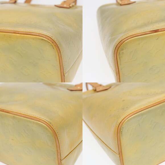 LOUIS VUITTON Monogram Vernis Houston Hand Bag Gris M91053 - Picture 10 of 12